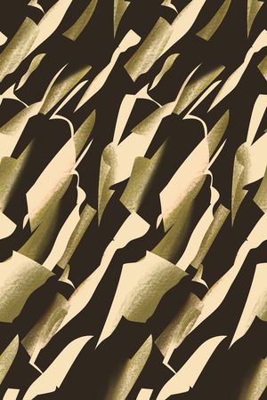 波浪条纹印花华亿平台图片