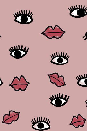 嘴唇印花华亿平台图片