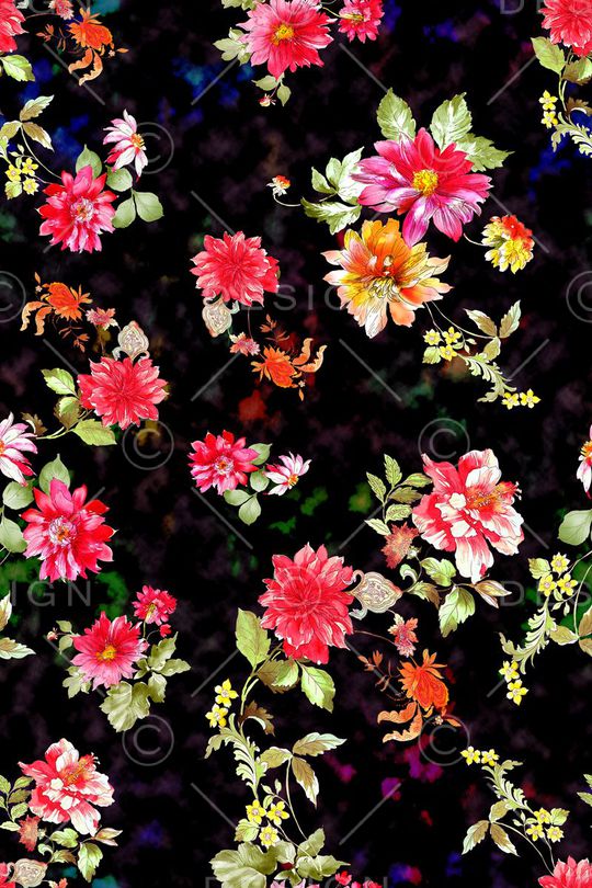 植物印花华亿平台图片