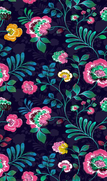 花朵印花华亿平台图片