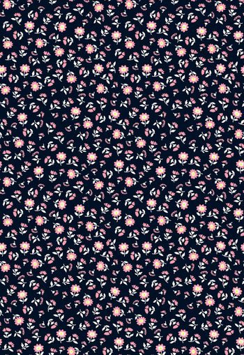 手绘花朵印花华亿平台图片