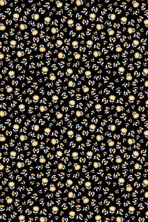 手绘花朵印花华亿平台图片