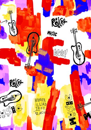 插画印花华亿平台图片