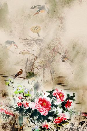 国画印花华亿平台图片