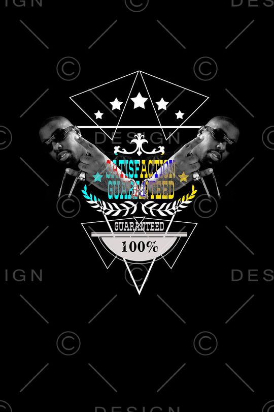 几何线条印花华亿平台图片