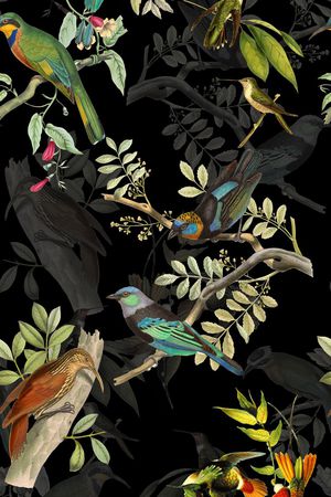 鸟印花华亿平台图片