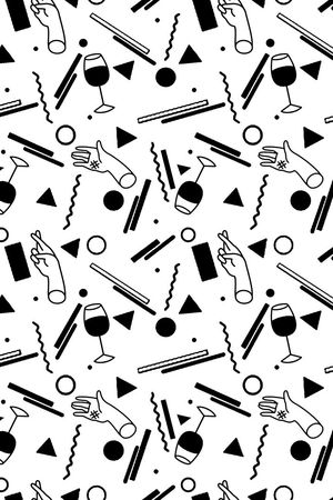 几何印花华亿平台图片