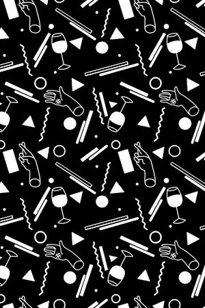 几何印花华亿平台图片