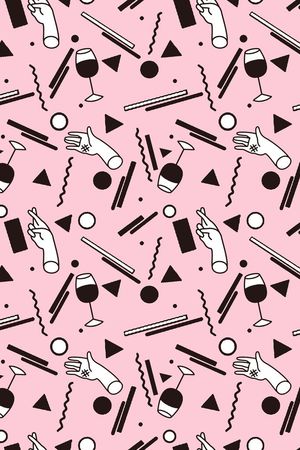 几何印花华亿平台图片