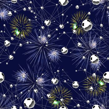 699210-星空烟花白