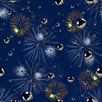 699212-星空烟花蓝