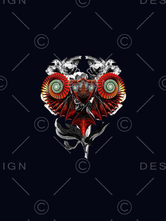 抽象分形艺术印花印花华亿平台图片