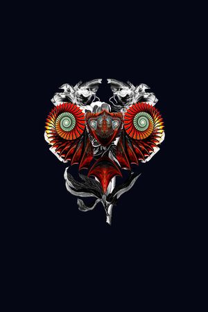 抽象分形艺术印花印花华亿平台图片