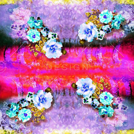 小方巾印花华亿平台图片