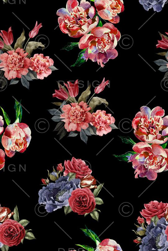 手绘印花华亿平台图片