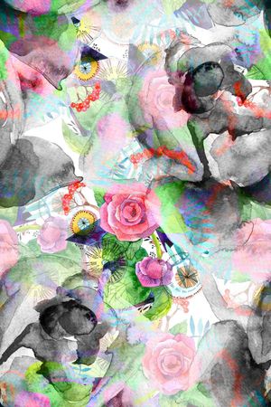 手绘印花华亿平台图片