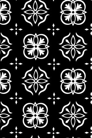 几何图形印花华亿平台图片