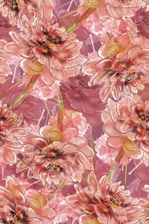 水彩印花华亿平台图片