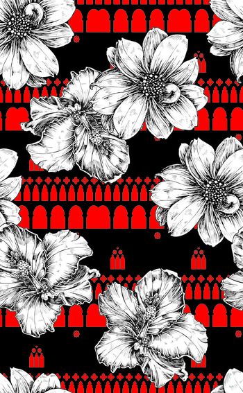 花朵印花华亿平台图片