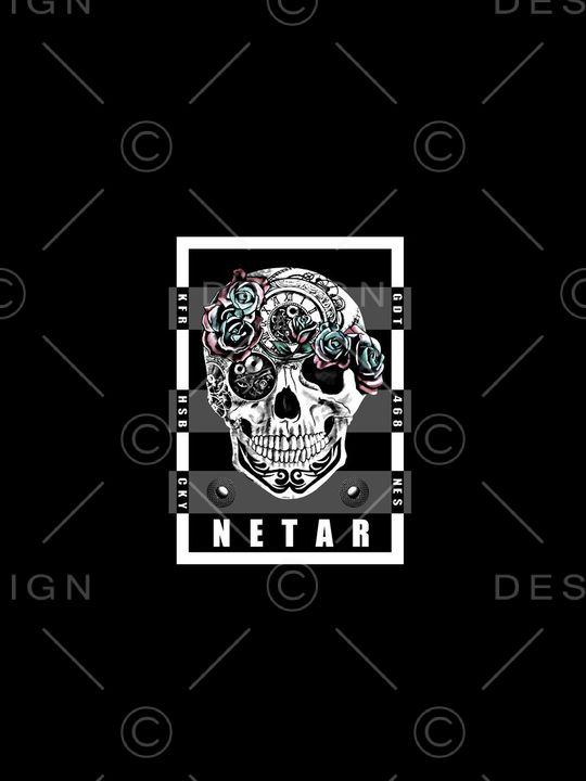 骷髅头印花华亿平台图片