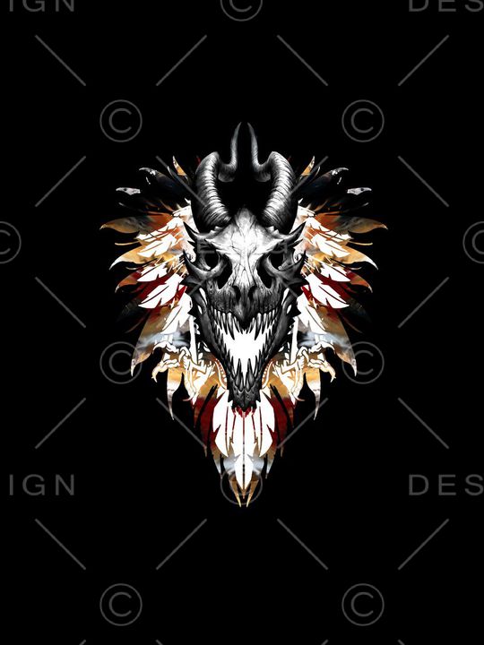 骷髅头印花华亿平台图片