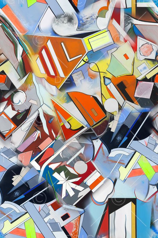 几何印花华亿平台图片