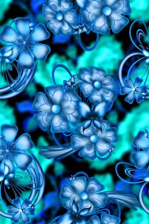 抽象分形几何艺术印花华亿平台图片