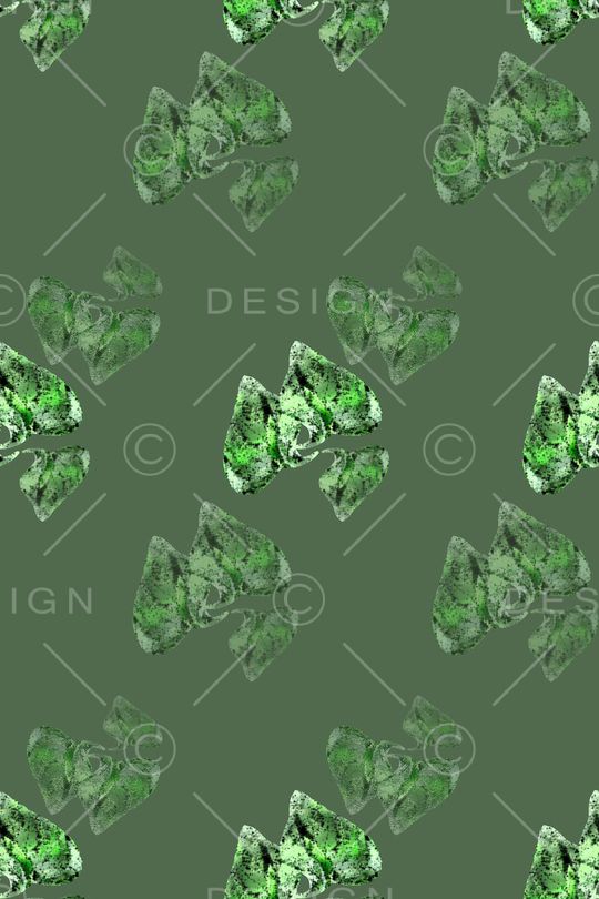 抽象花卉印花华亿平台图片