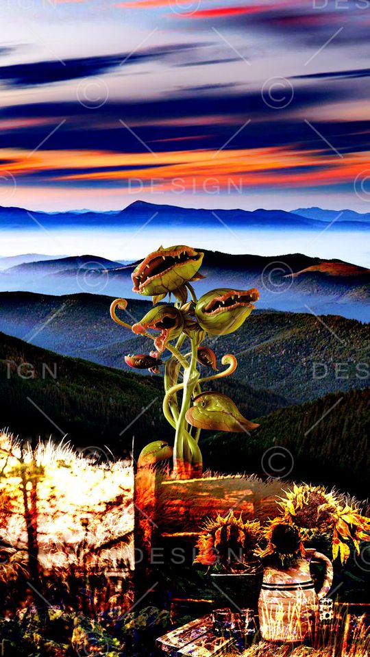 自然风景云朵数码印花印花华亿平台图片