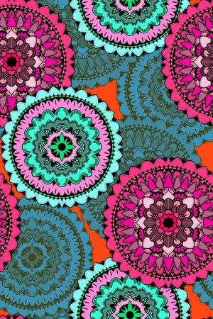 曼陀罗印花华亿平台图片