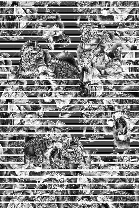 条纹印花华亿平台图片