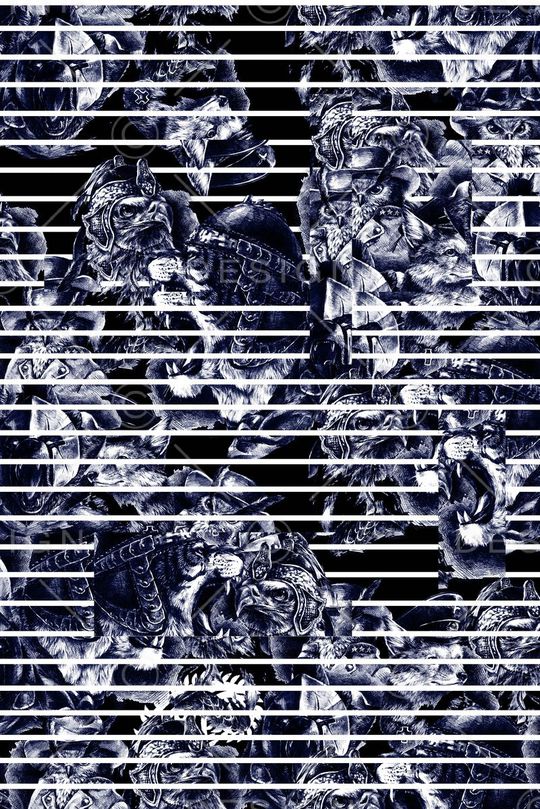 条纹印花华亿平台图片