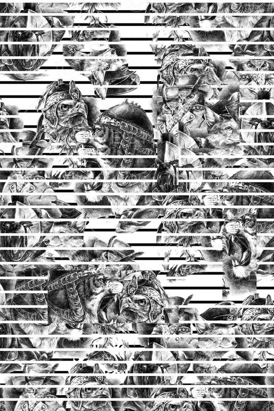 条纹印花华亿平台图片