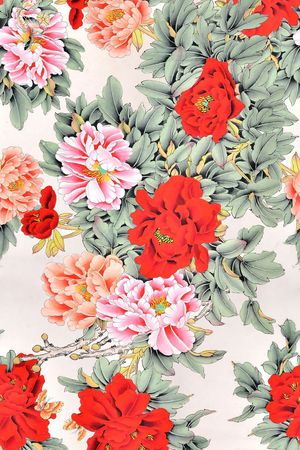 Peonies印花华亿平台图片
