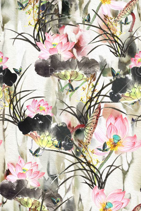 水彩印花华亿平台图片