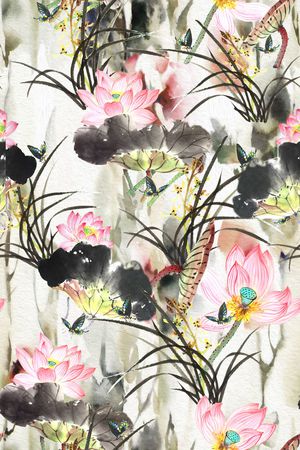 水彩印花华亿平台图片