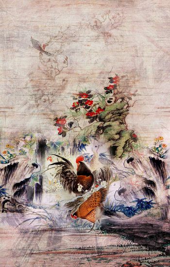 花朵印花华亿平台图片