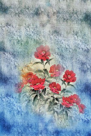 花朵印花华亿平台图片