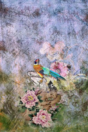 花朵印花华亿平台图片