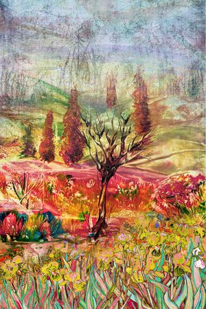 花朵印花华亿平台图片