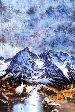 花朵印花华亿平台图片