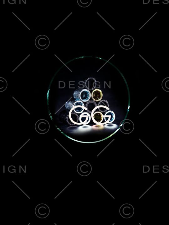 手绘钢圈印花华亿平台图片