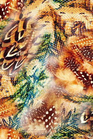 动物纹印花华亿平台图片