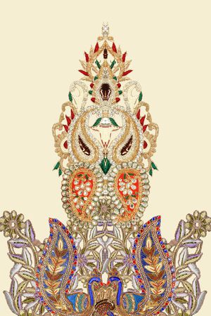 佩斯利印花华亿平台图片