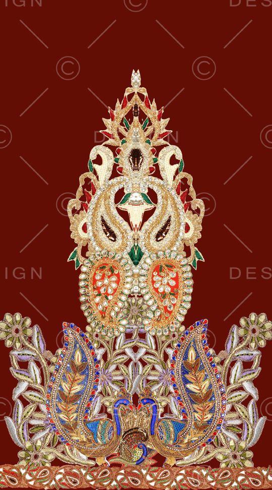 佩斯利印花华亿平台图片