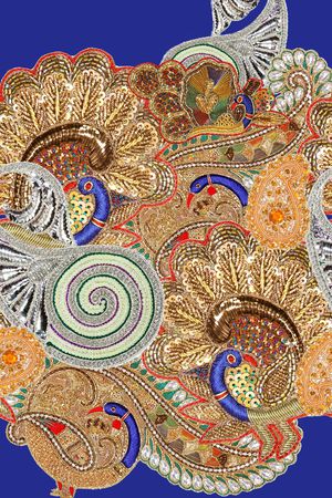 佩斯利印花华亿平台图片