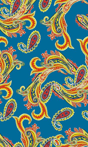 699711-手绘线条佩斯利腰果09010b