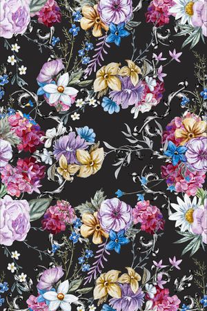 手绘印花华亿平台图片