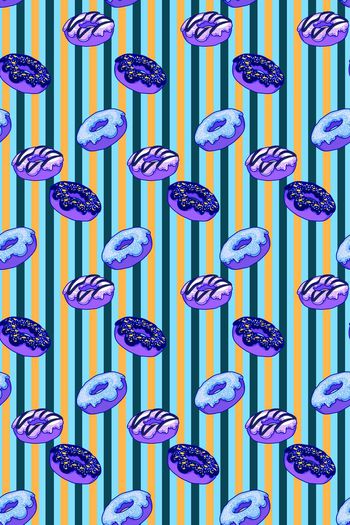 甜甜圈印花华亿平台图片