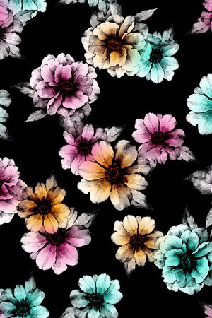 花朵印花华亿平台图片